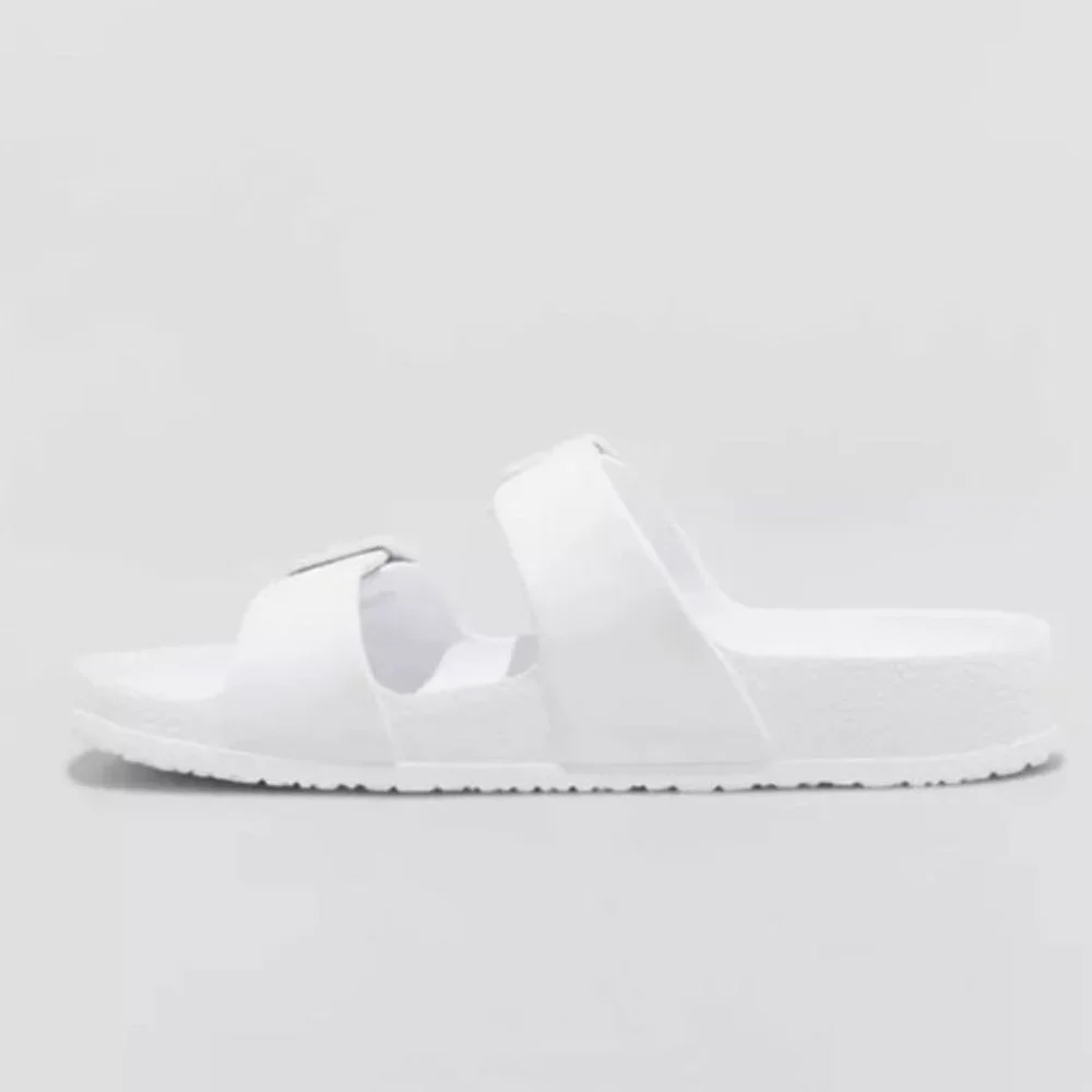 Neida EVA Two Band Slide Sandals White - Shade & Shore - Picture 3 of 4